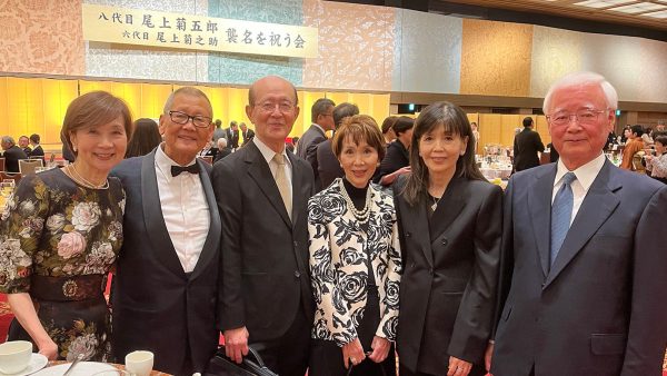 八代目尾上菊五郎 六代目尾上菊之助 襲名祝賀会に参加