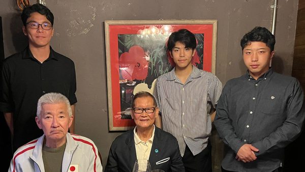 東京医科大学応援団の学生・幹部との意見交換会