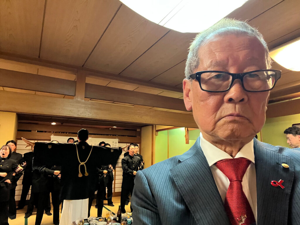 母校、東京医科大学の応援団に新入団員が4名入り歓迎会に参加！