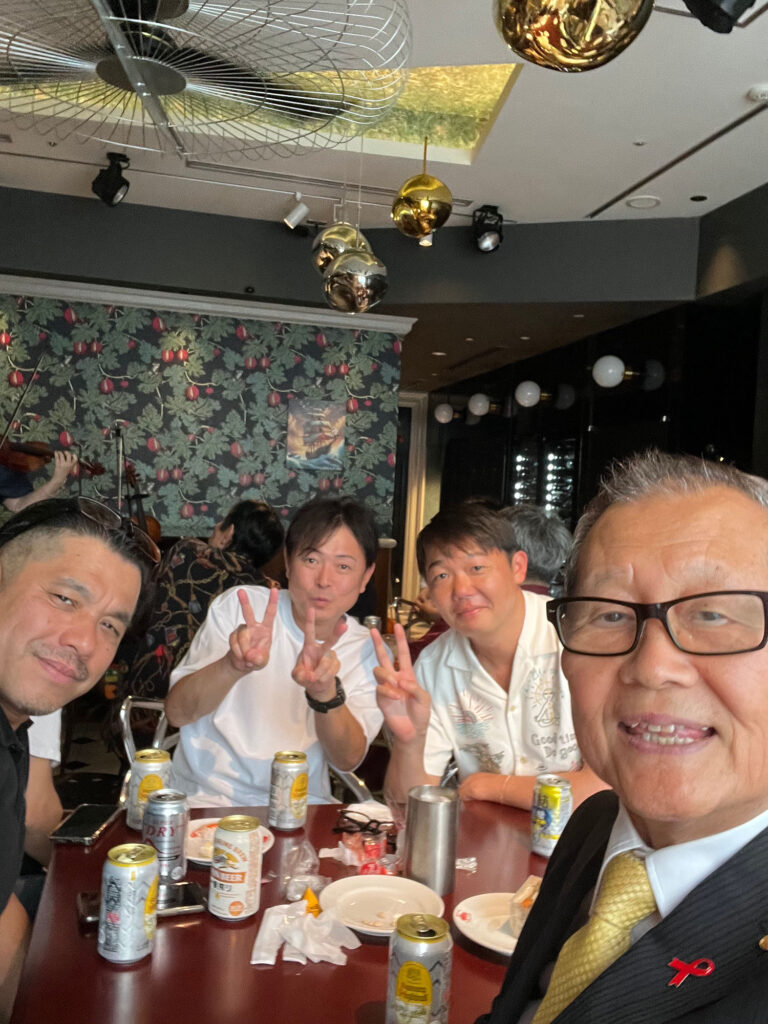 ロータリークラブの仲間たちと暑気払い