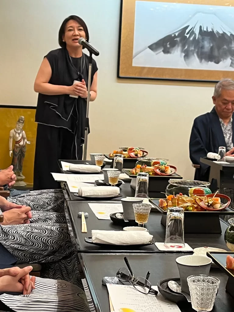 港区長、清家 あい様の挨拶